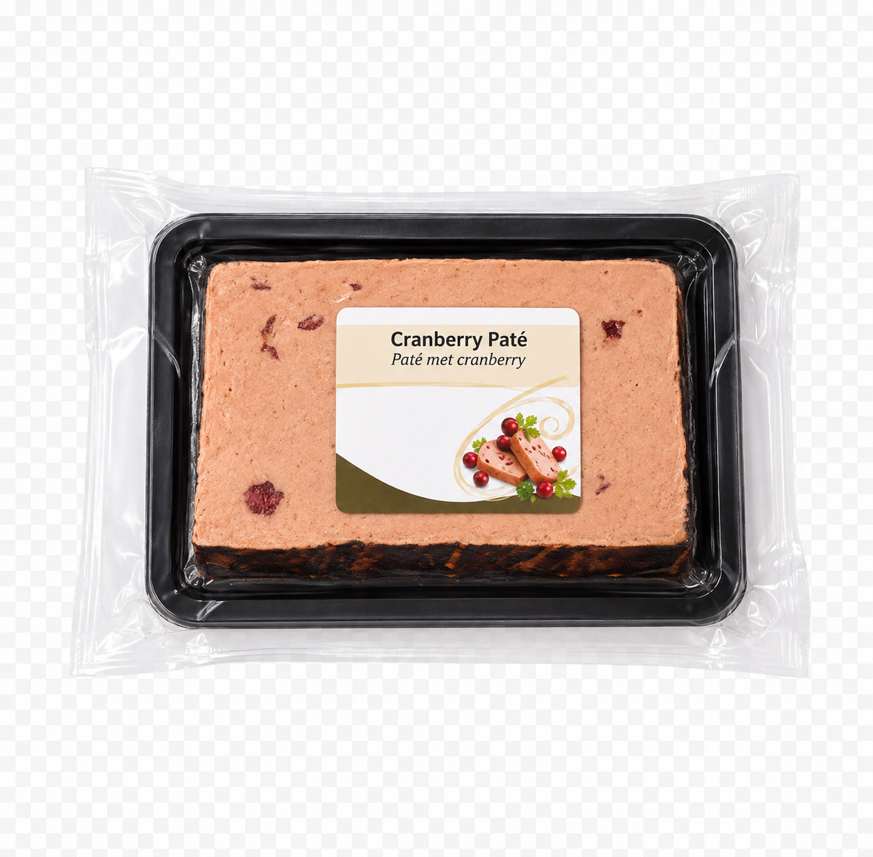 Cranberry Paté Plakken 8x150gr.