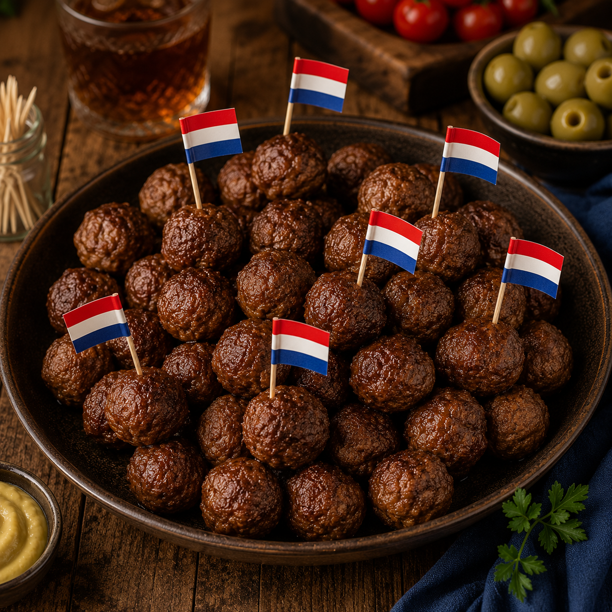 Borrelballetjes 100% Rund 125x30gr