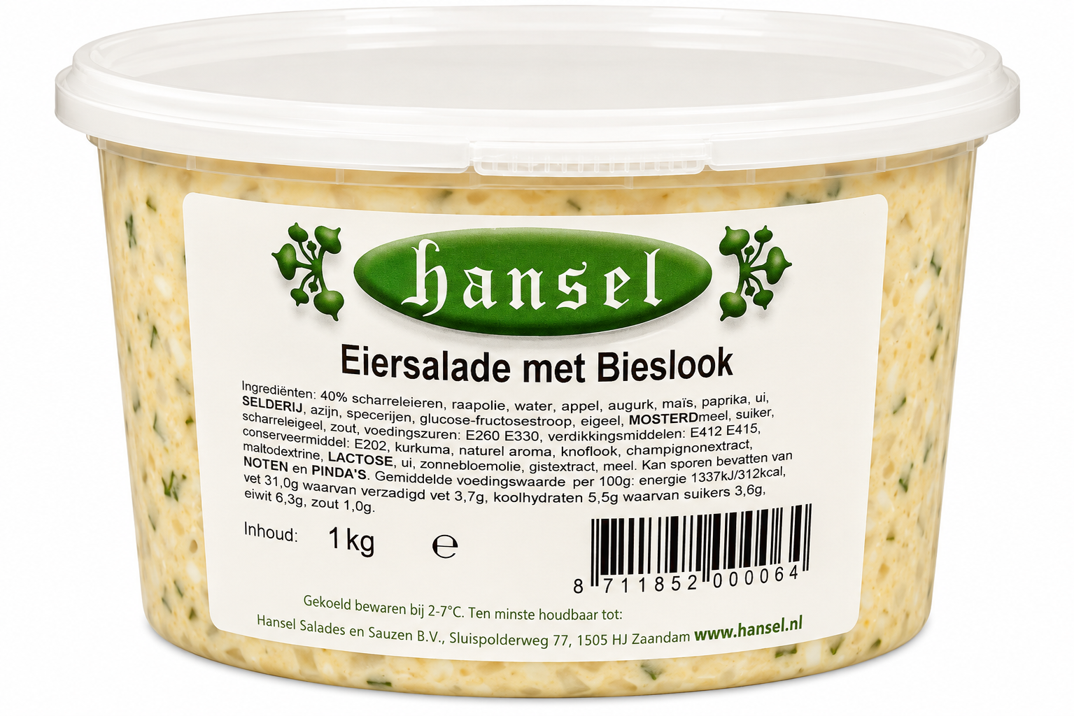 Eiersalade met Bieslook 1kg
