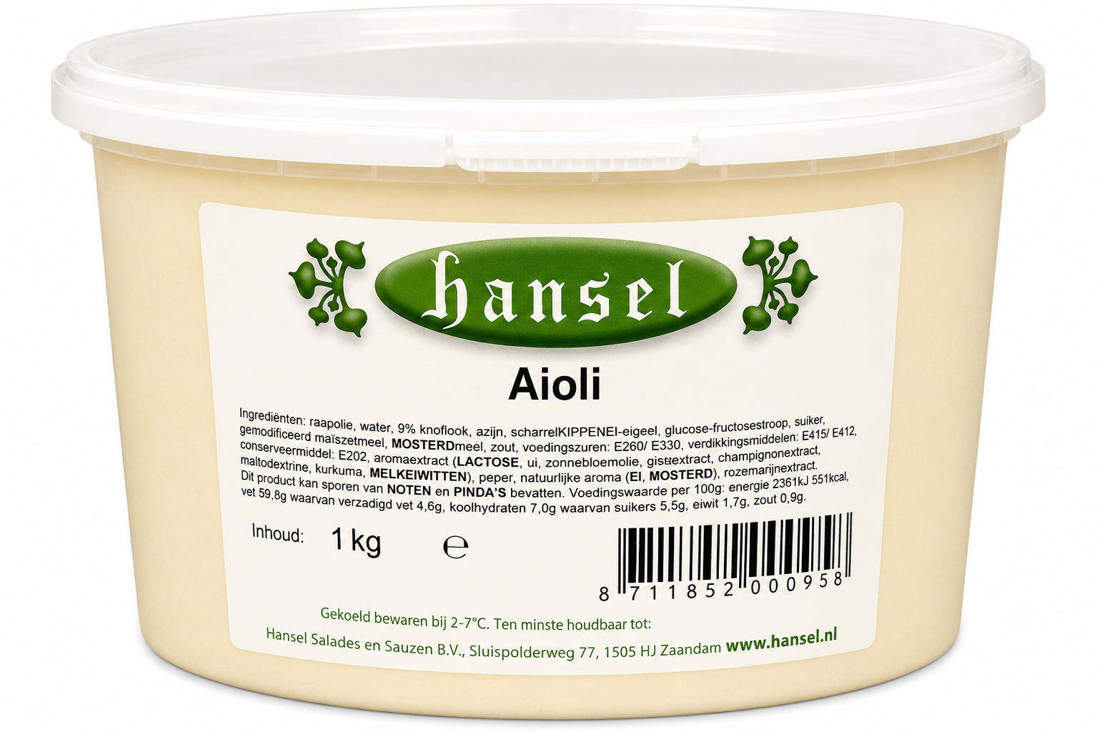 Aioli (Knoflooksaus) 1kg
